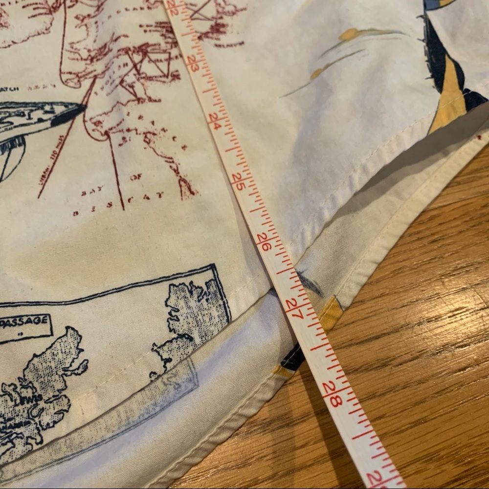 vtg nautical sailboat button down shirt ⛵️ m - Picture 3 of 9